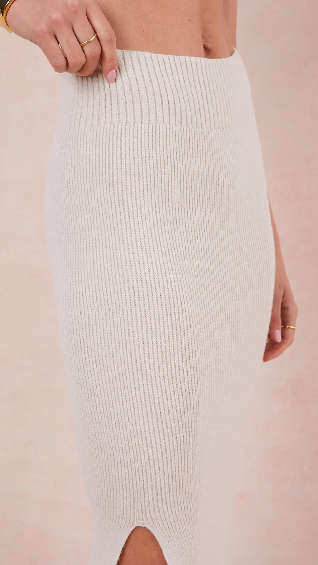 Adina Pencil Skirt - Pearl - Image 5