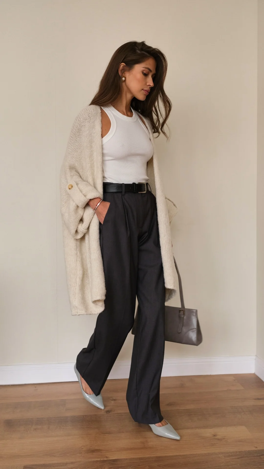 Adria Cardigan - Off White - Image 9