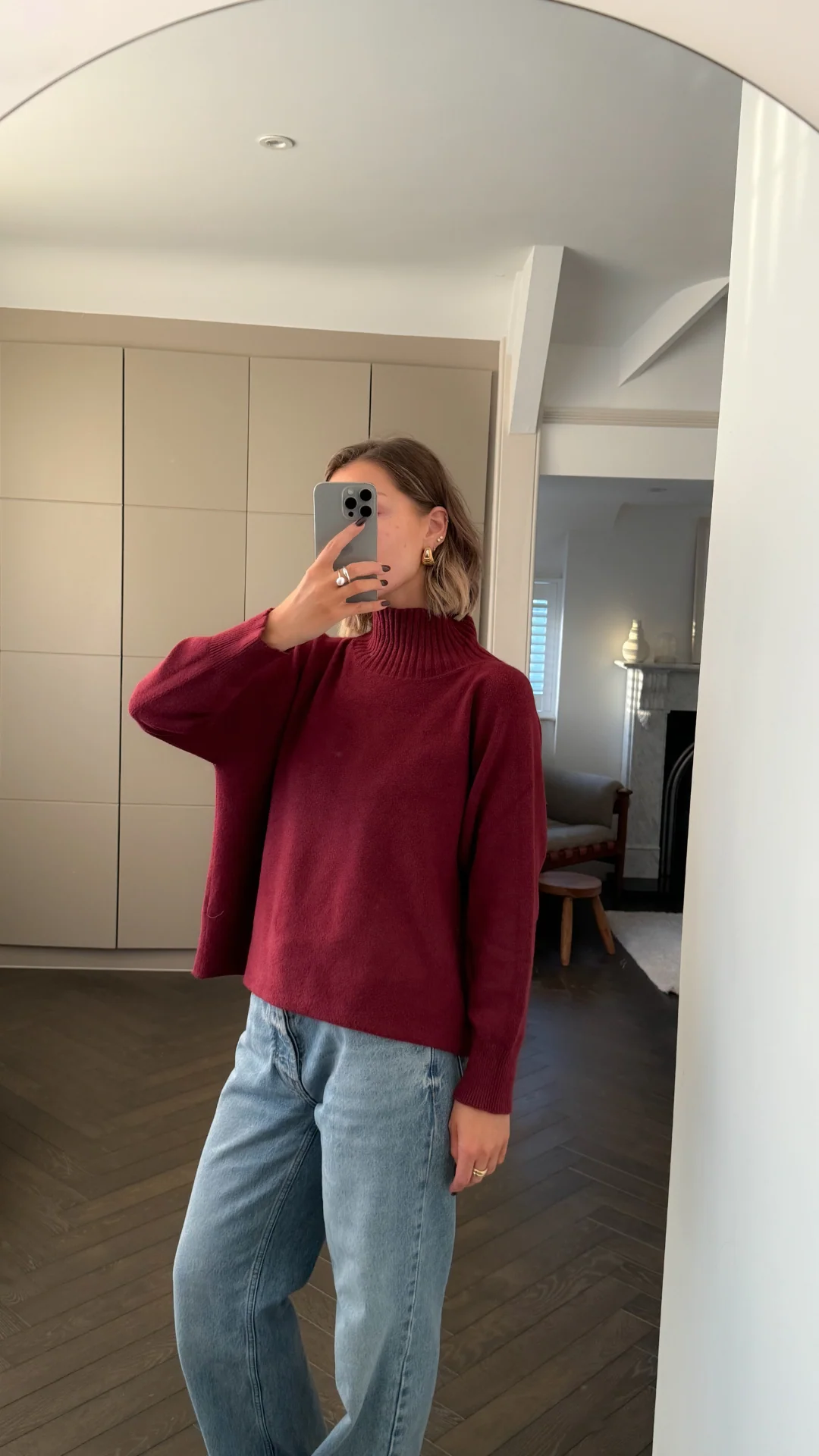 Alma Sweater - Dark Cherry - Image 18