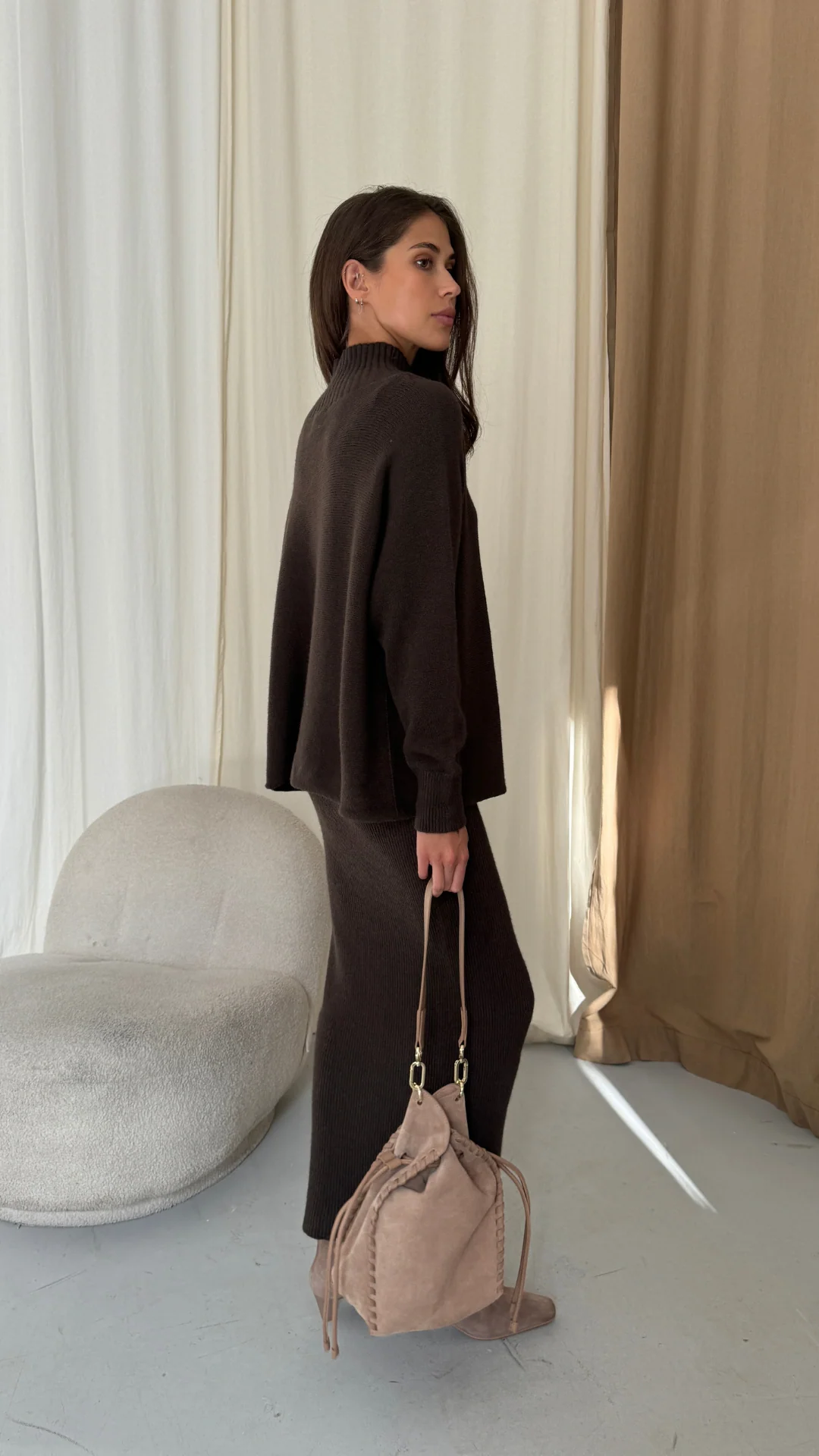 Alma Sweater - Dark Espresso - Image 3