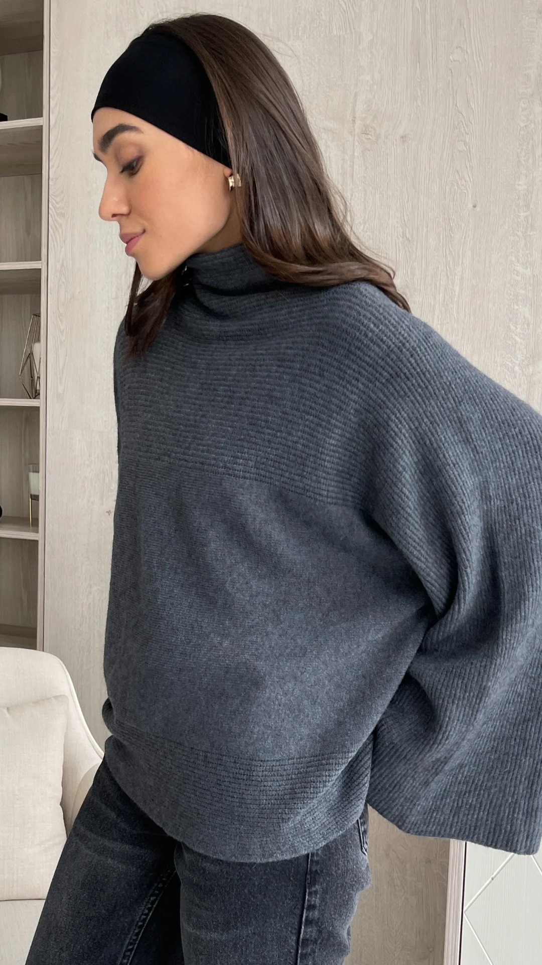 Amelie Sweater - Anthracite - Image 10