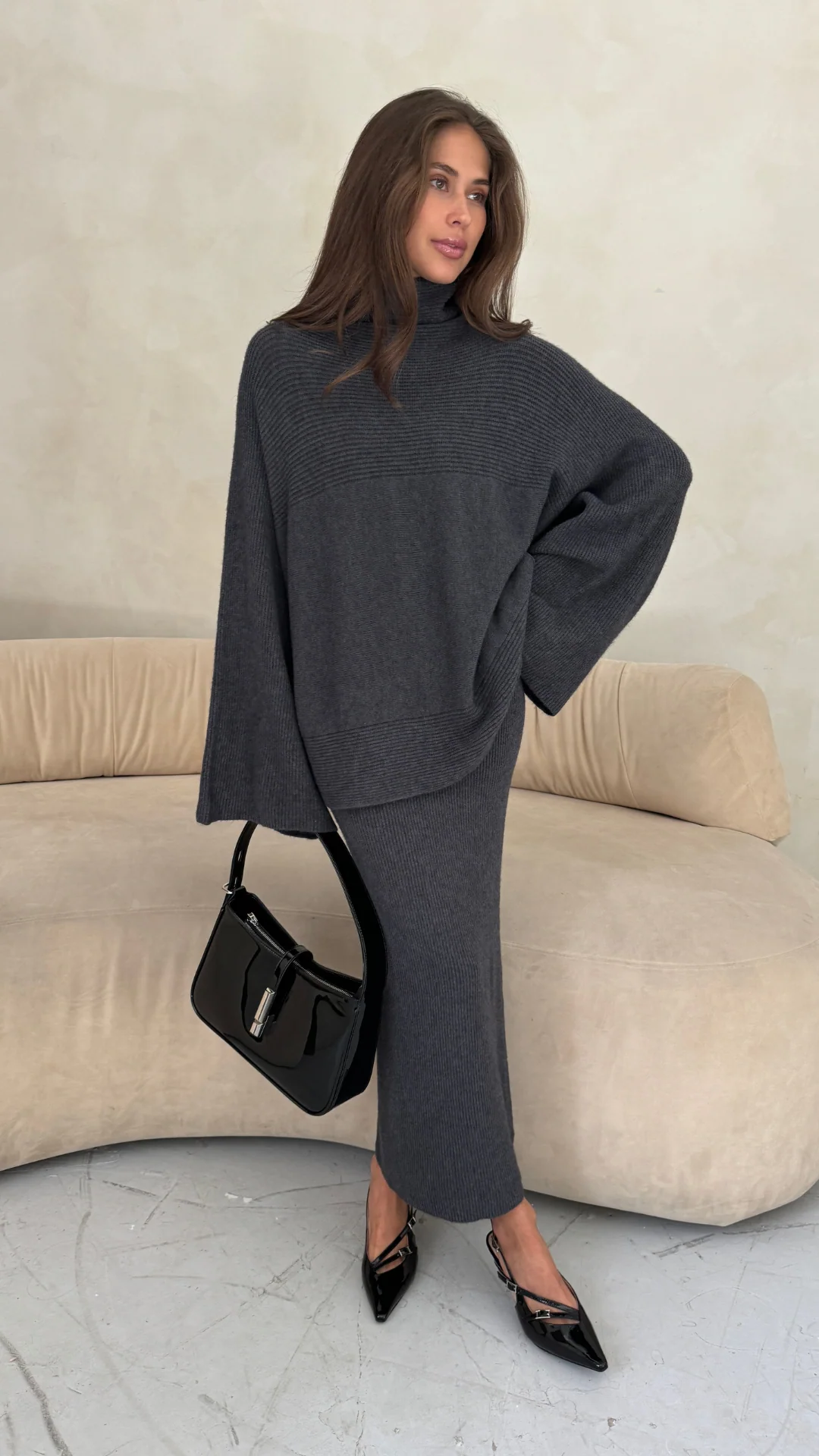Amelie Sweater - Anthracite - Image 4