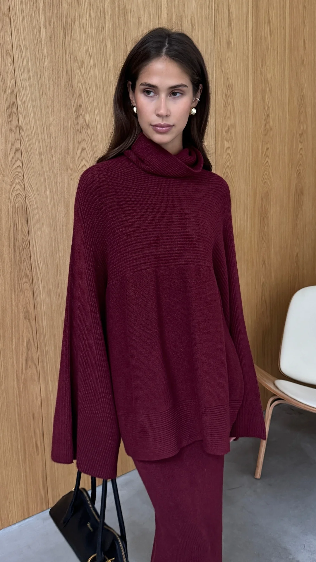 Amelie Sweater - Dark Cherry - Image 5