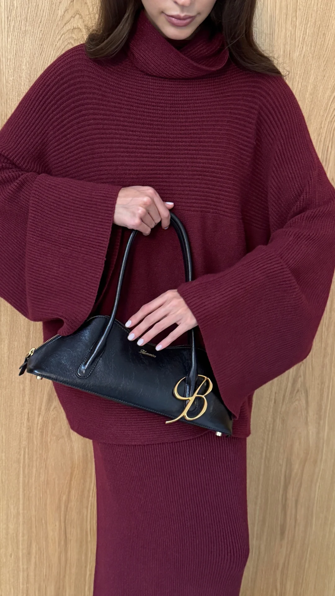 Amelie Sweater - Dark Cherry - Image 8