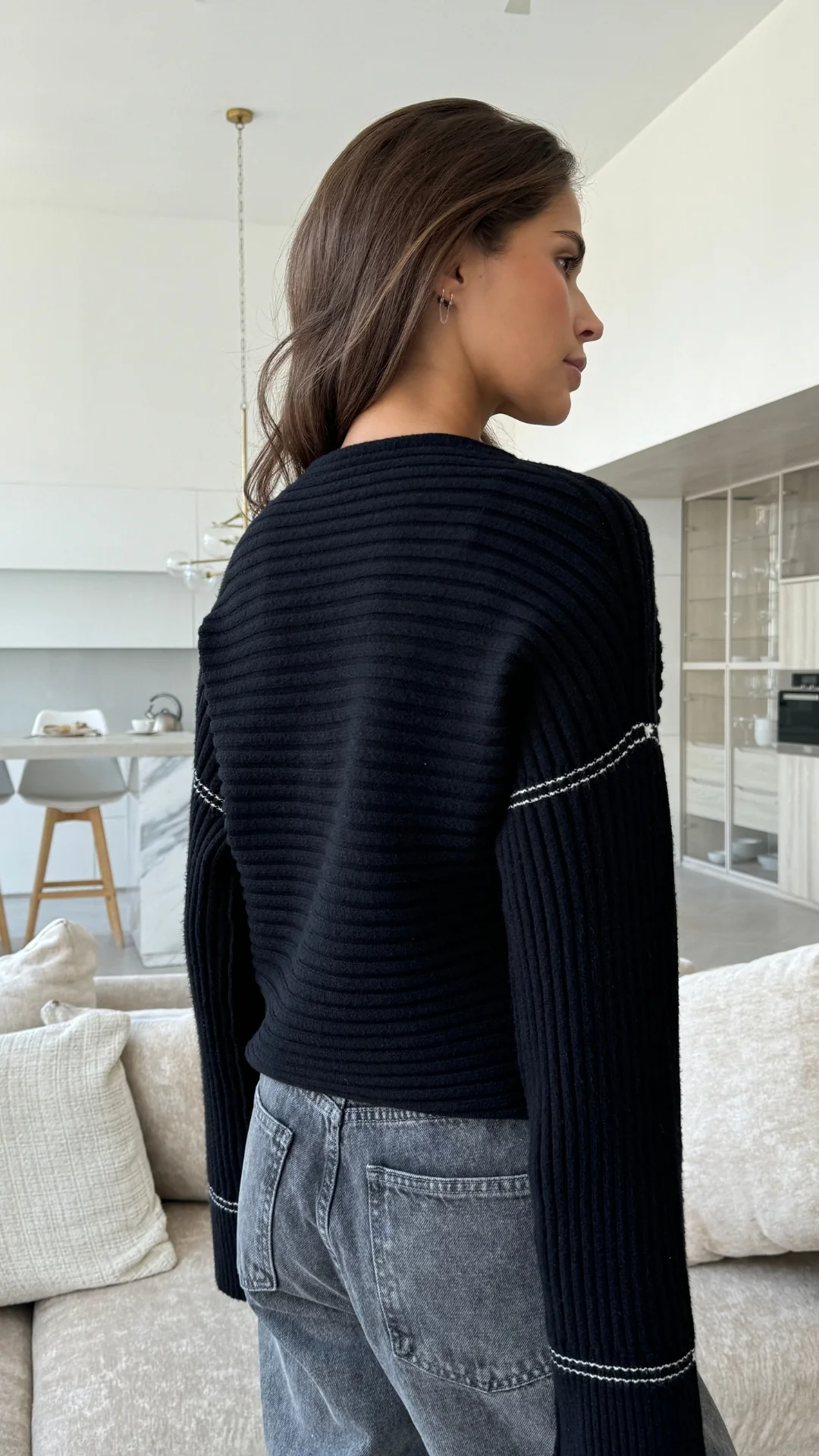 Anna Sweater - Black - Image 6