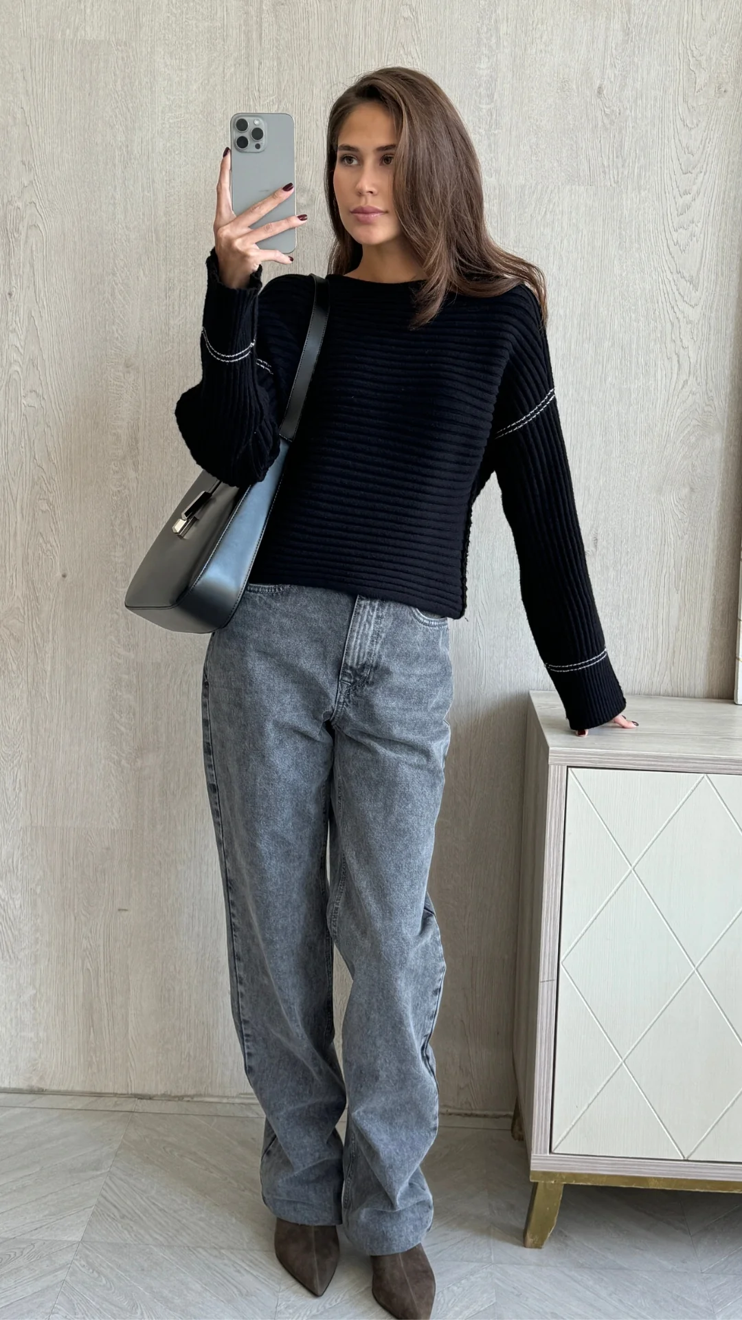 Anna Sweater - Black - Image 7