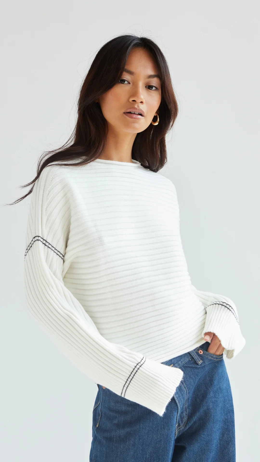 Anna Sweater - Ivory - Image 10