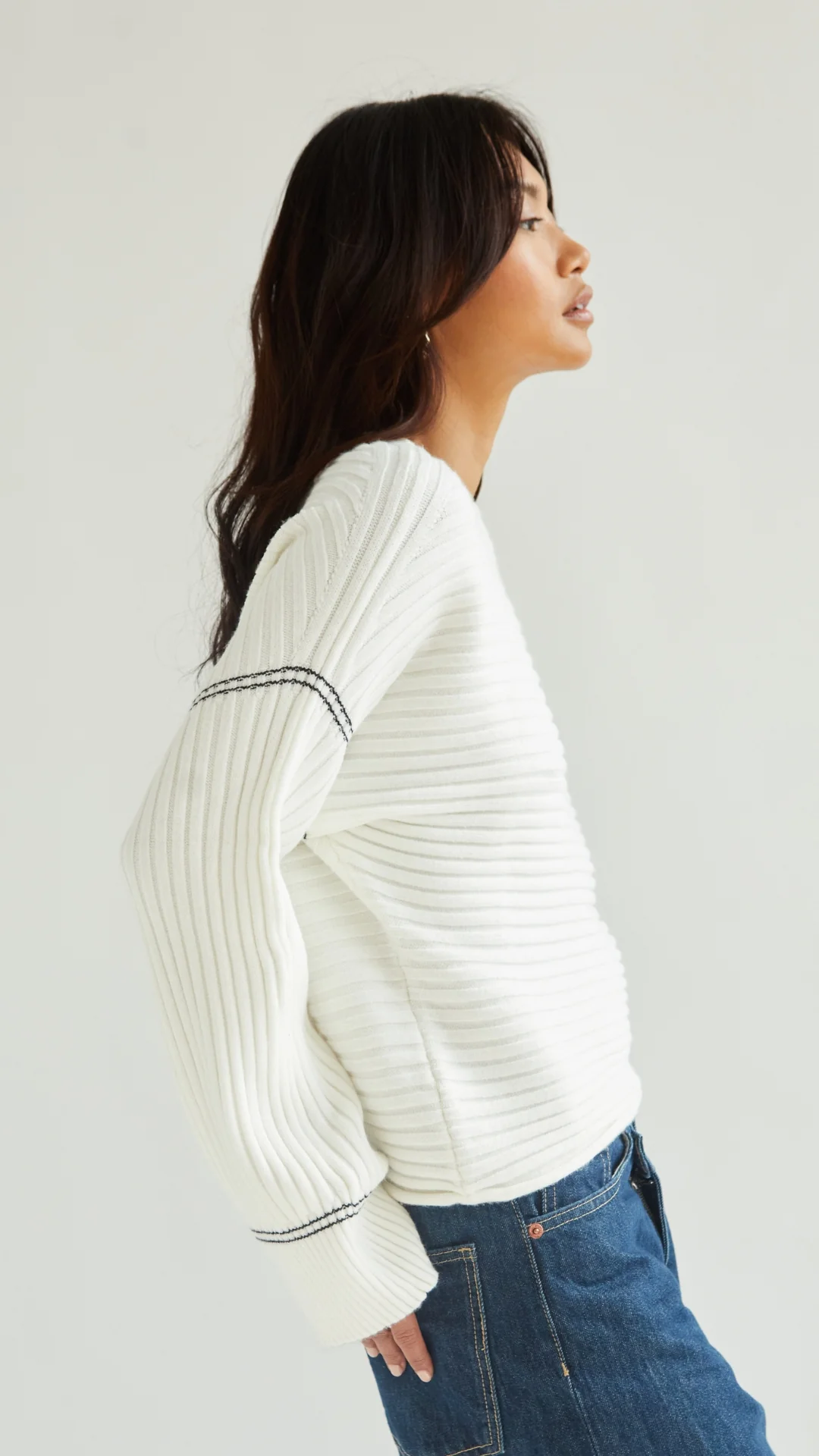 Anna Sweater - Ivory - Image 11