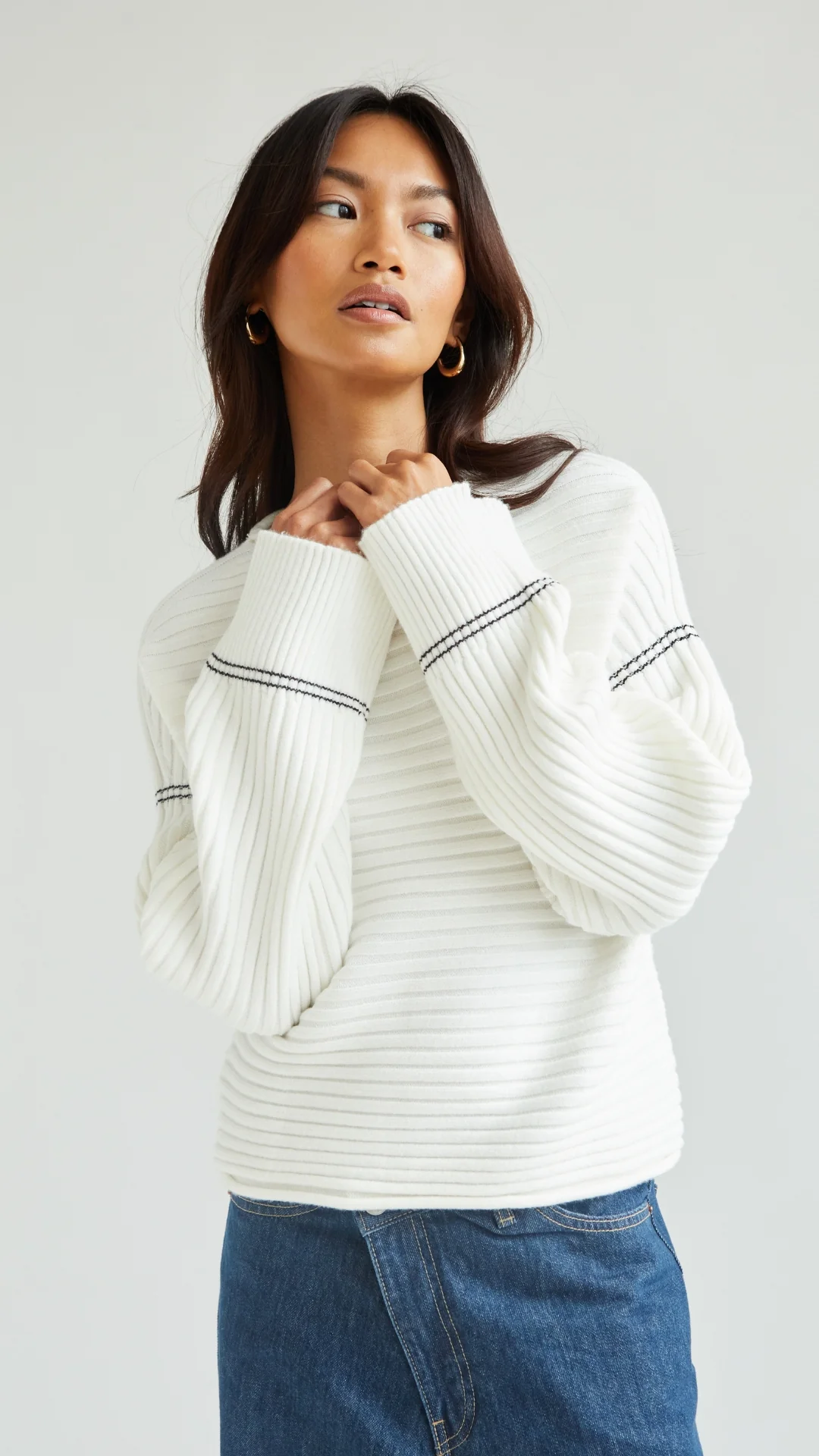 Anna Sweater - Ivory - Image 3