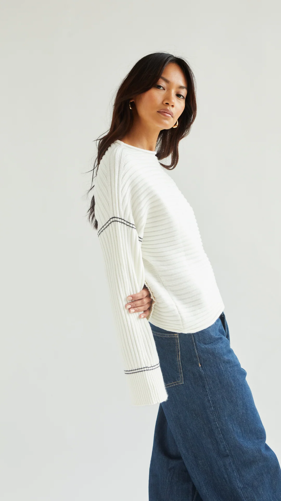 Anna Sweater - Ivory - Image 8
