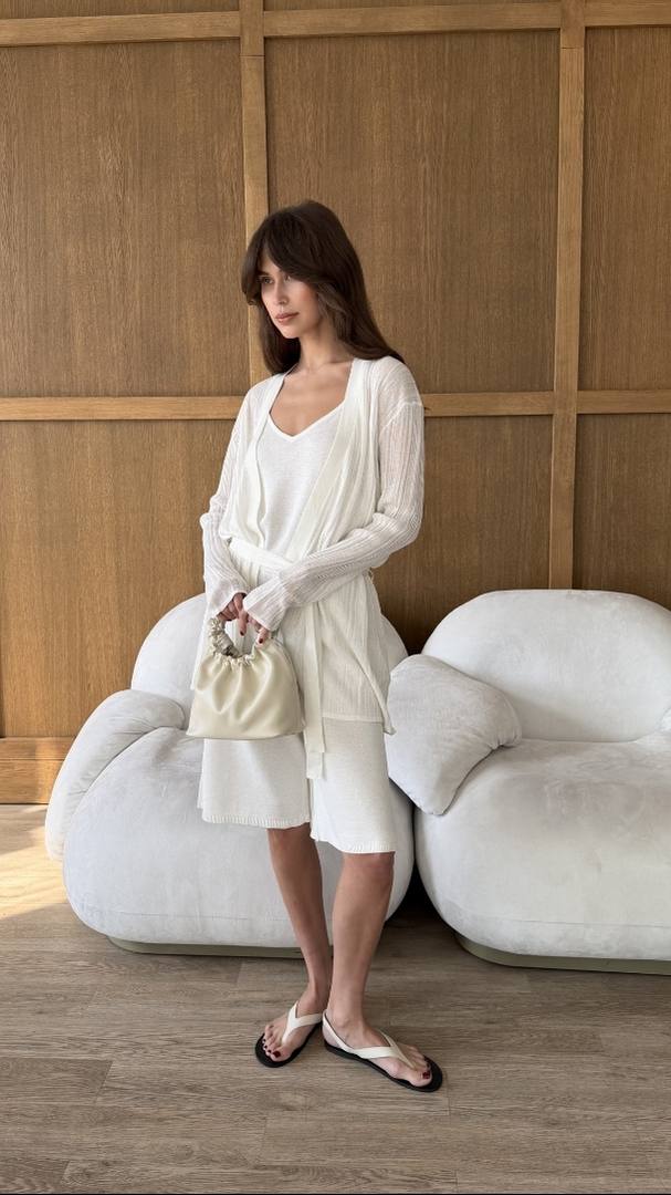 Ava Vest Top  - White - Image 5