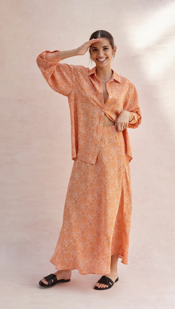 Ayla Shirt - Auburn Print - Image 7