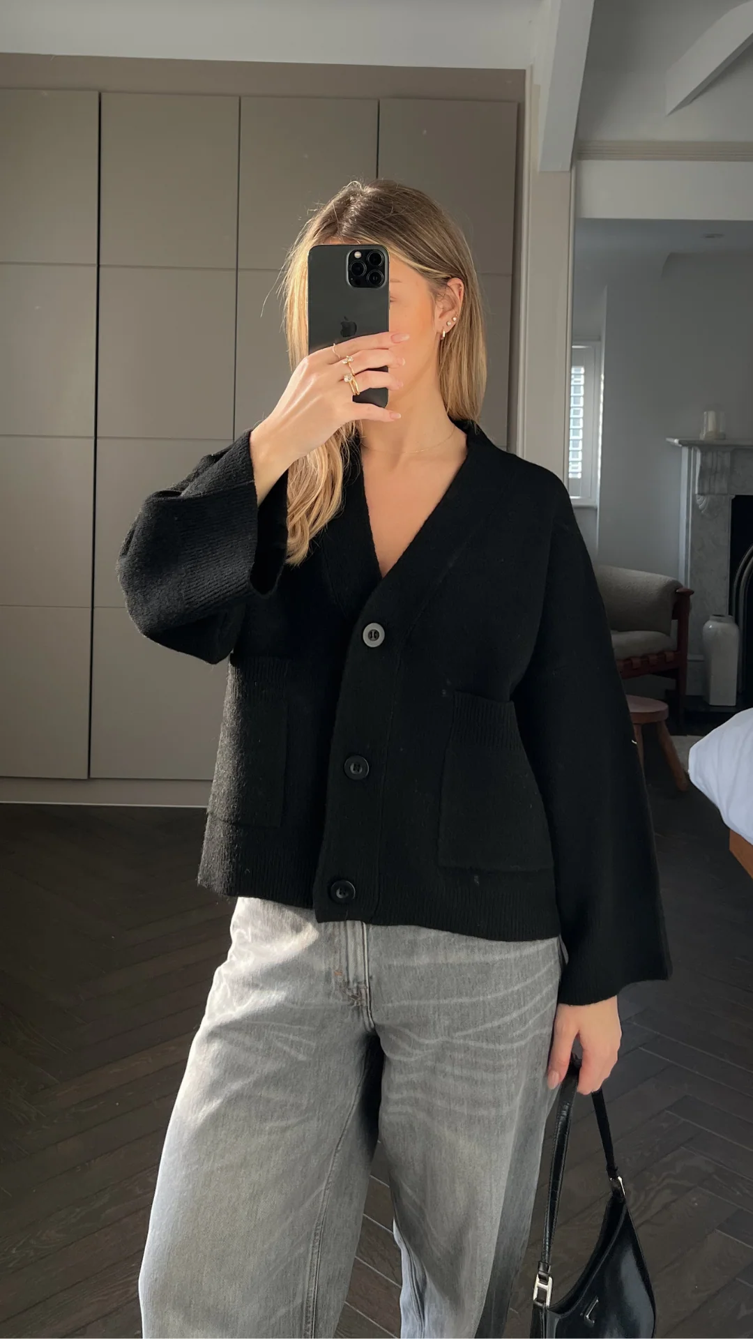Cassandra Cardigan - Black - Image 9