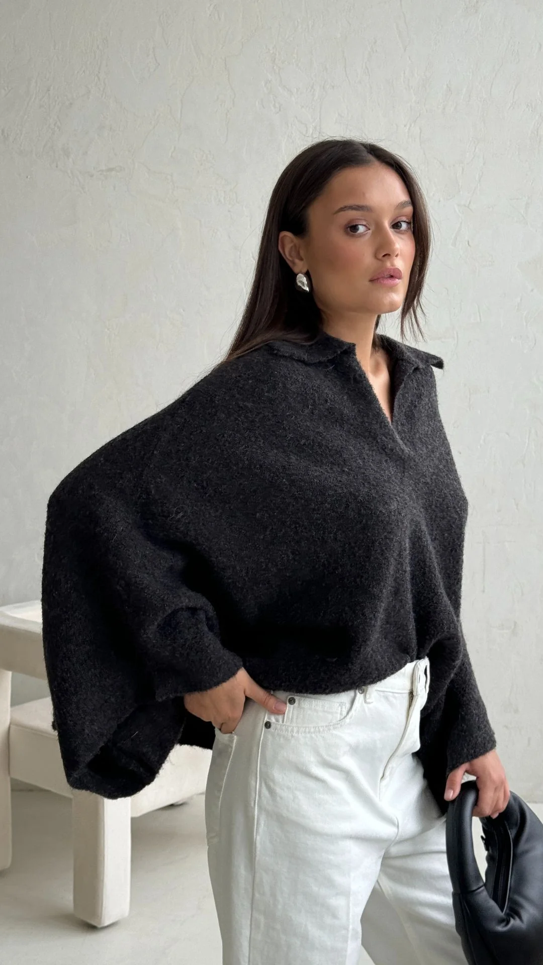 Aleya Sweater - Anthracite - Image 4