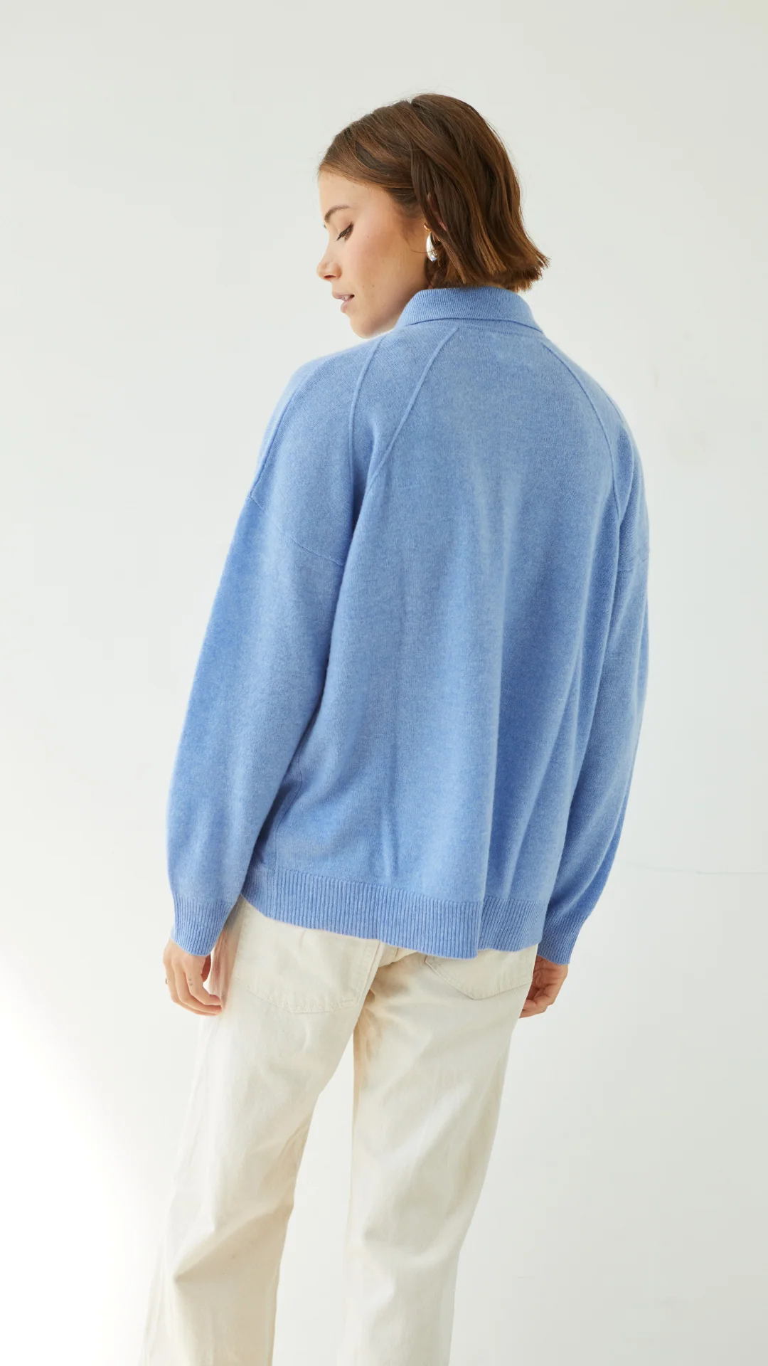 Caprice Cashmere Sweater - Sky Blue - Image 7
