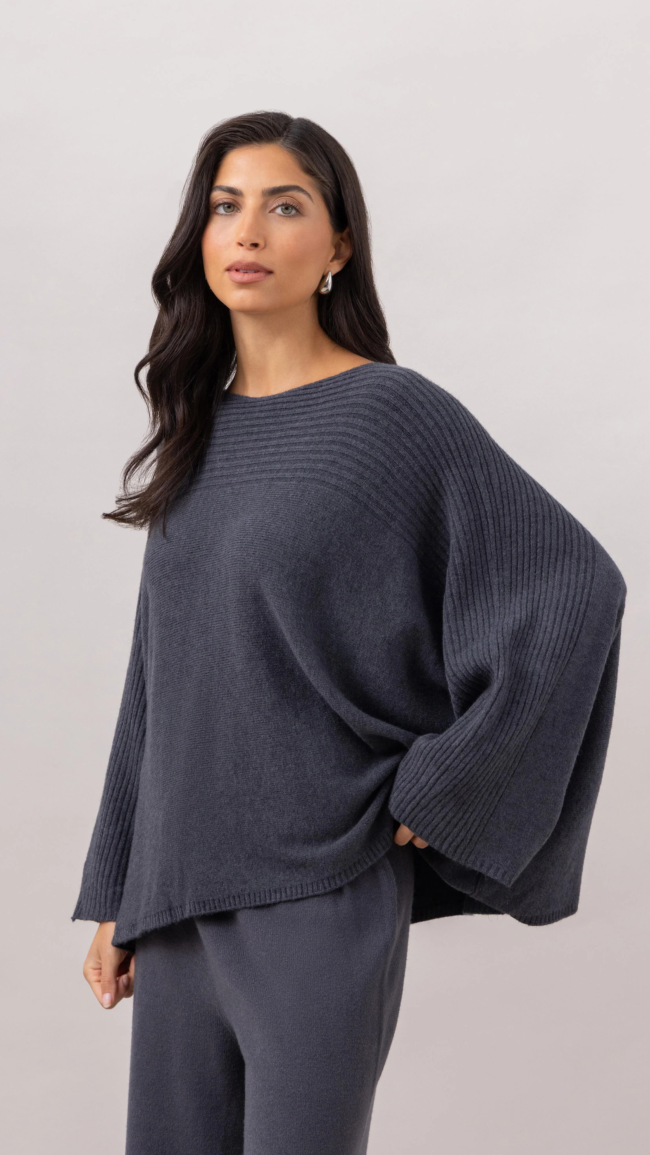 Cora Sweater - Anthracite - Image 9
