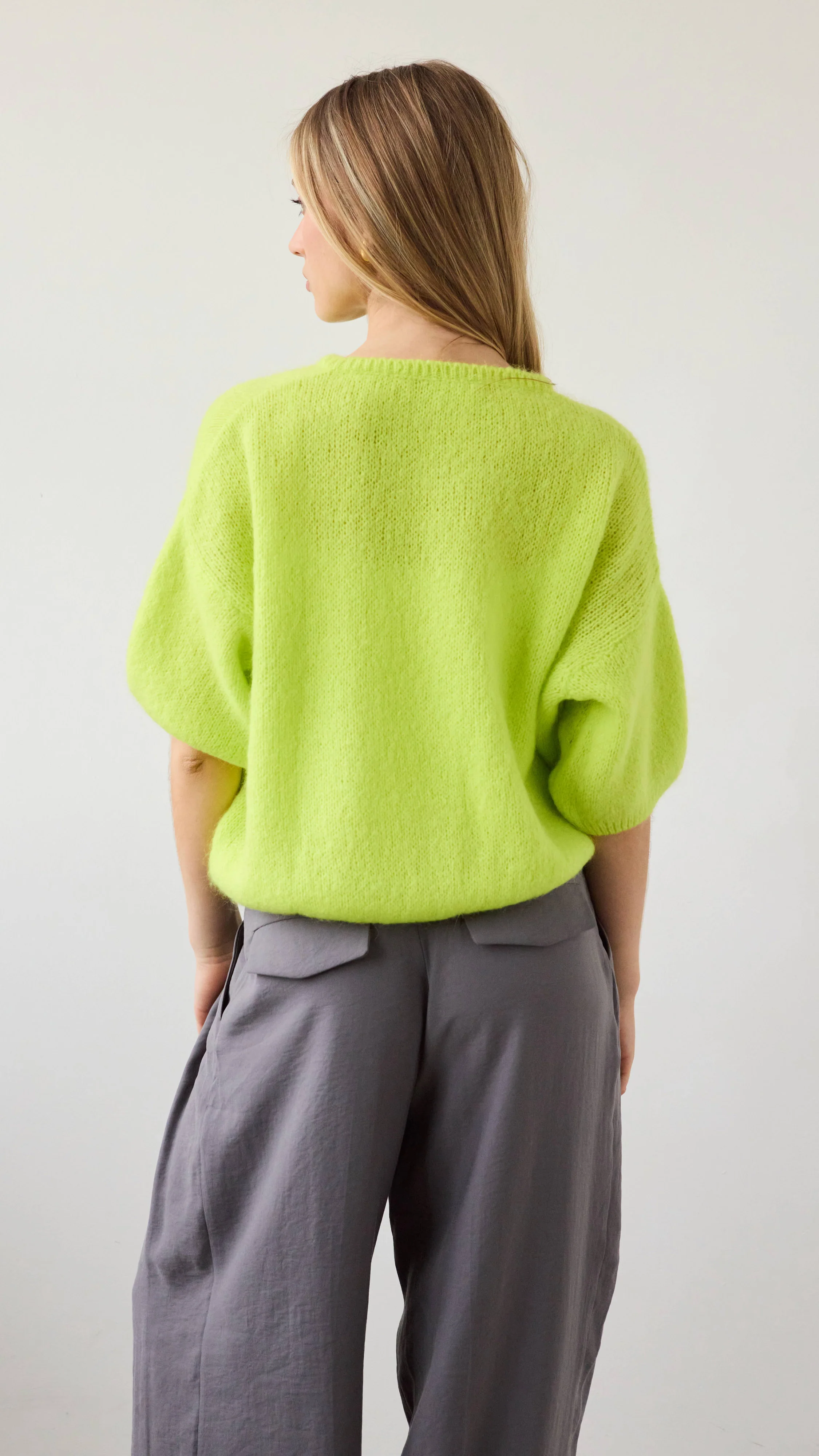 Emme Cardigan - Chartreuse - Image 7