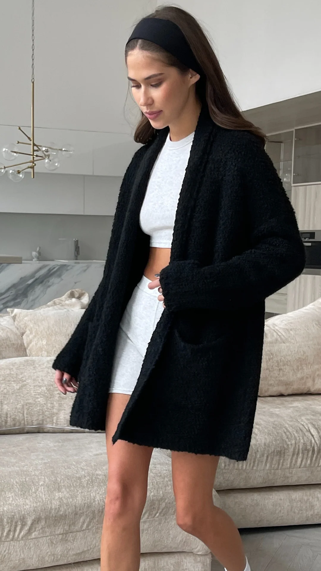 Emmy Cardigan - Black - Image 8