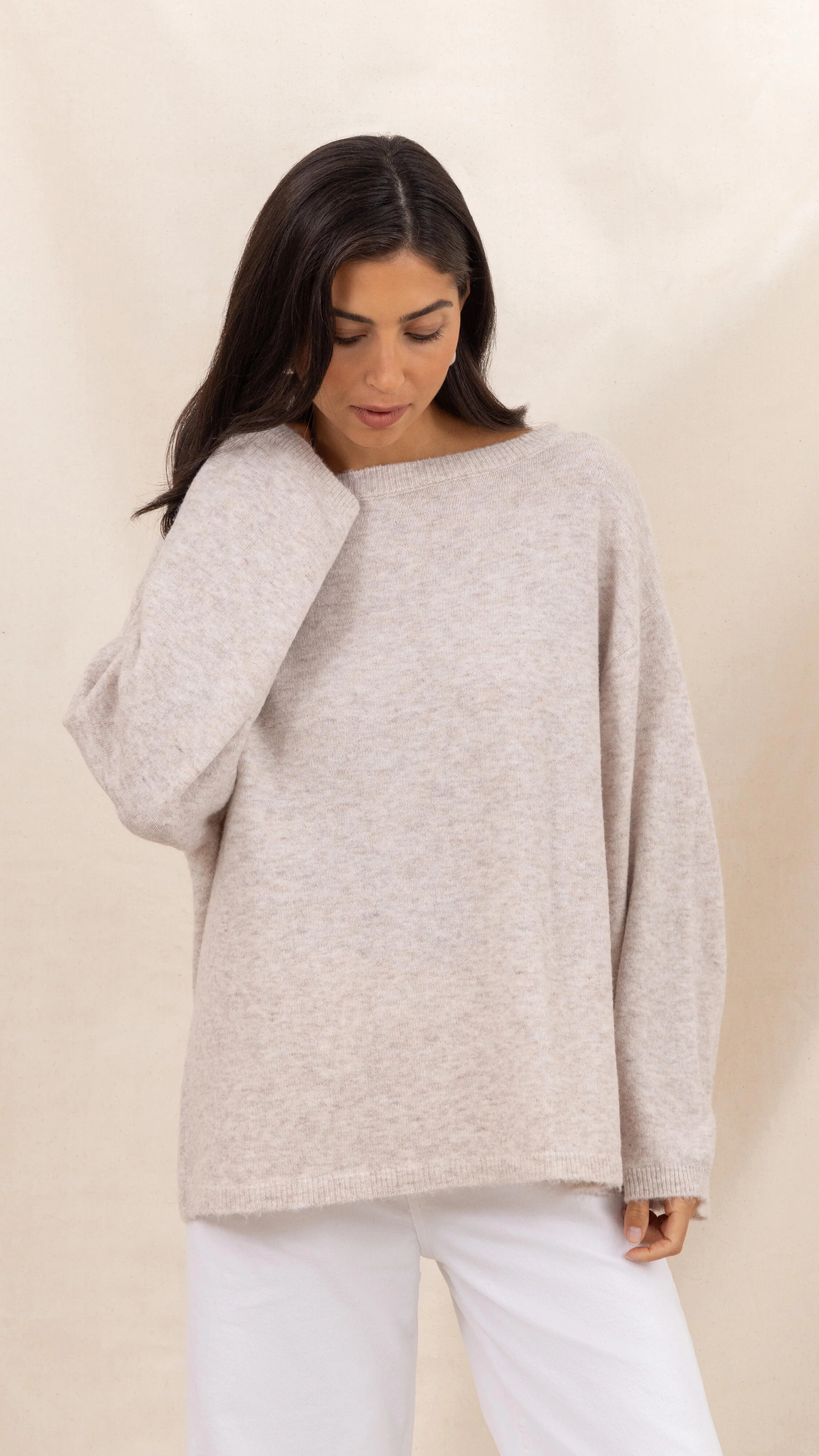 Erin Reversible Sweater - Cloud - Image 2