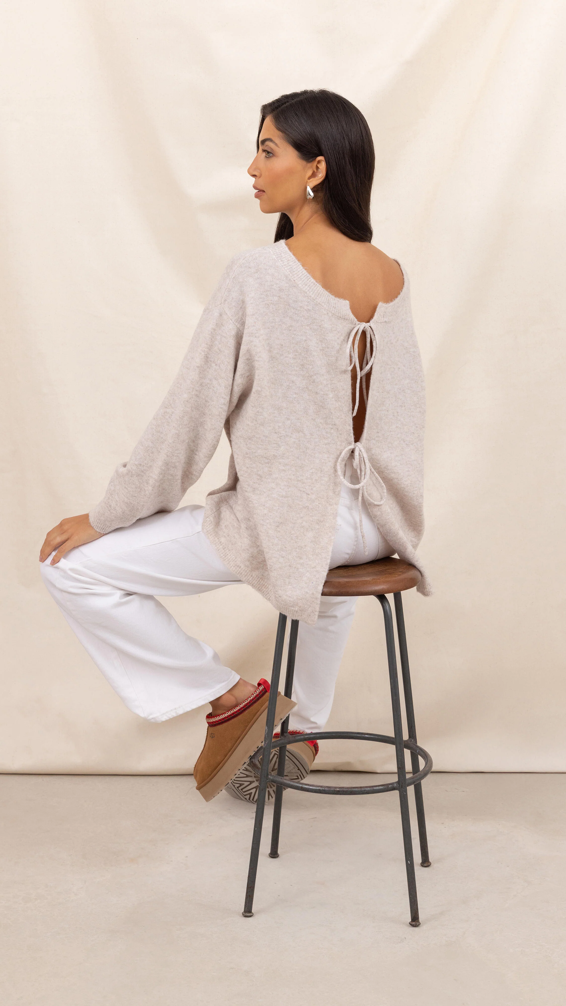 Erin Reversible Sweater - Cloud - Image 6