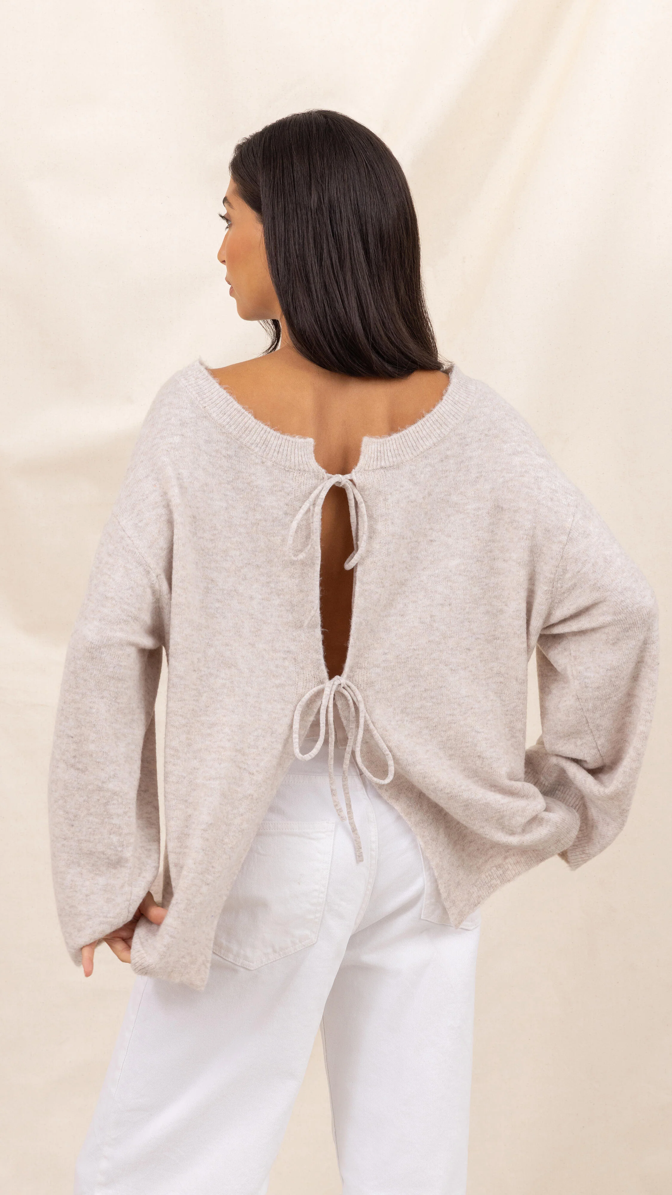 Erin Reversible Sweater - Cloud - Image 8