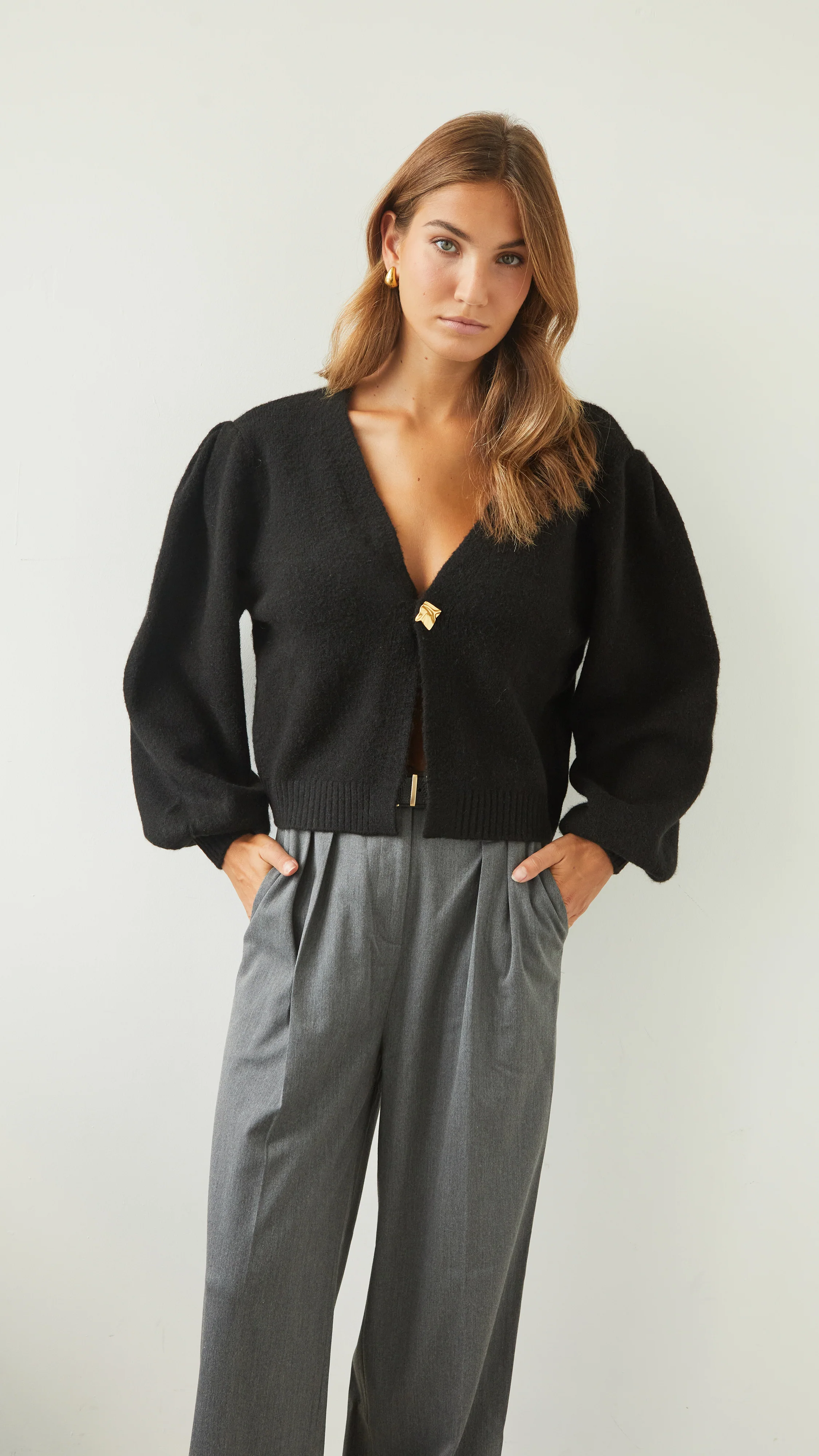 Hollie Cardigan - Black - Image 8