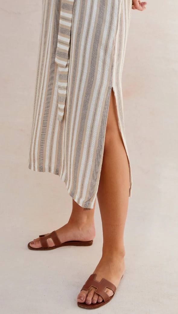 Ines Kaftan - Taupe Stripe - Image 20