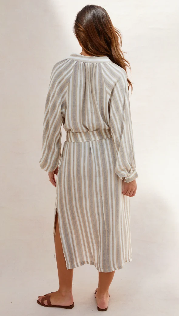 Ines Kaftan - Taupe Stripe - Image 21