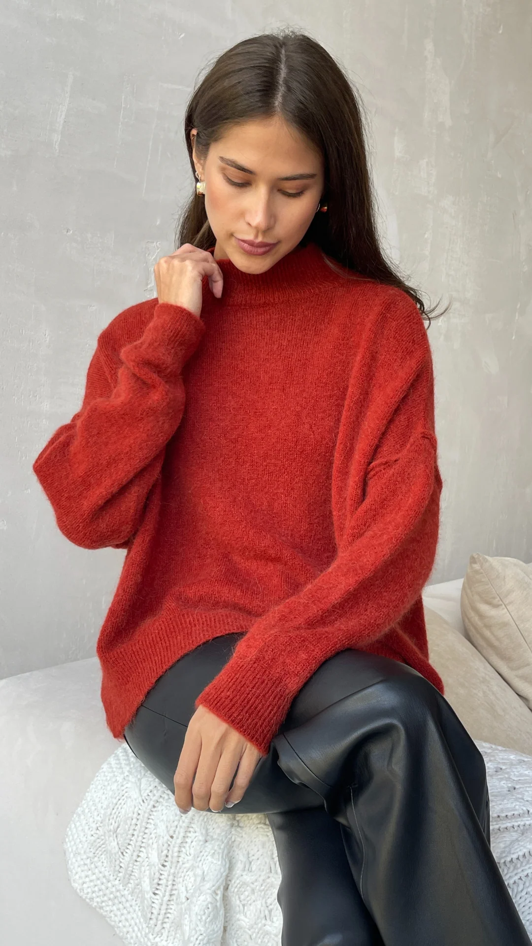 Josie Sweater - Cherry - Image 11