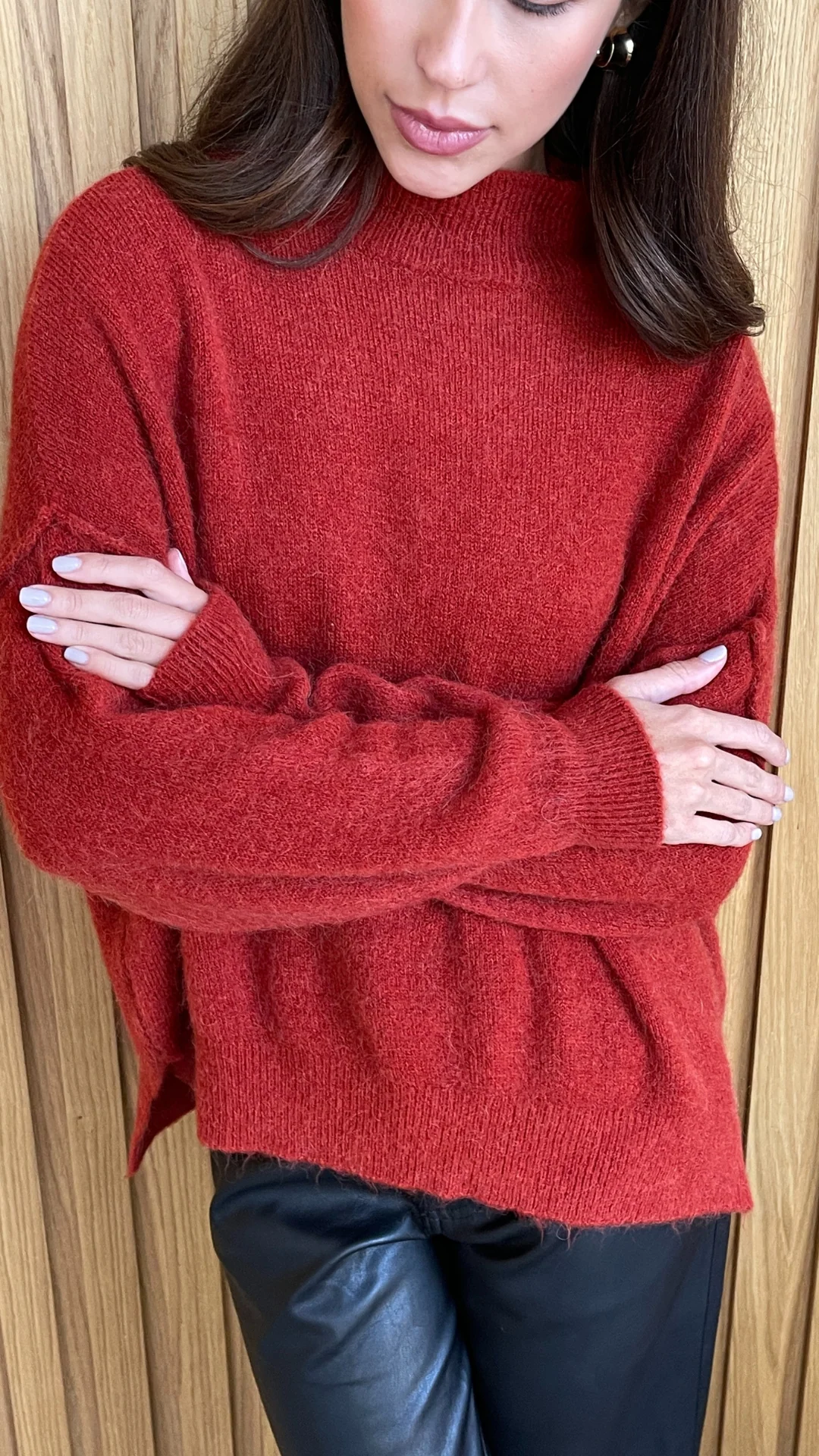 Josie Sweater - Cherry - Image 5