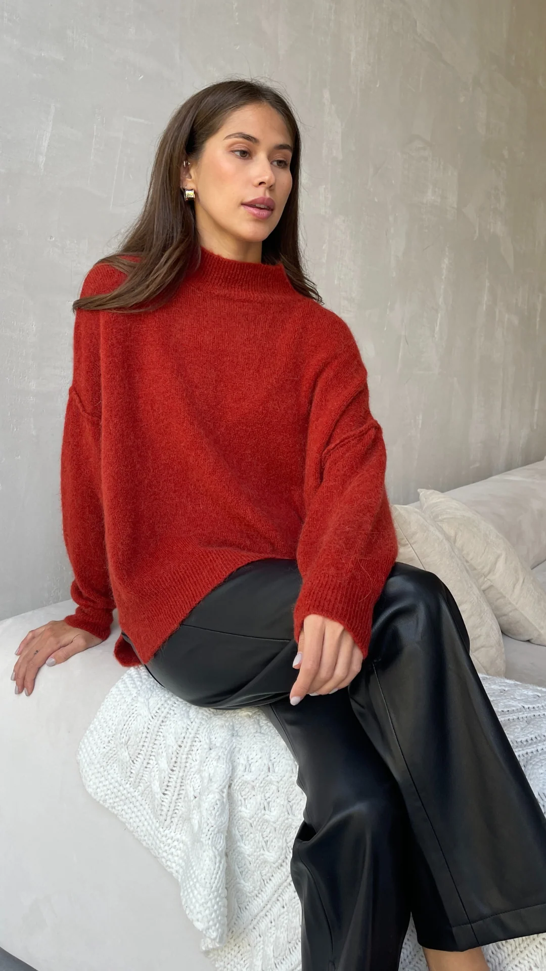 Josie Sweater - Cherry - Image 6
