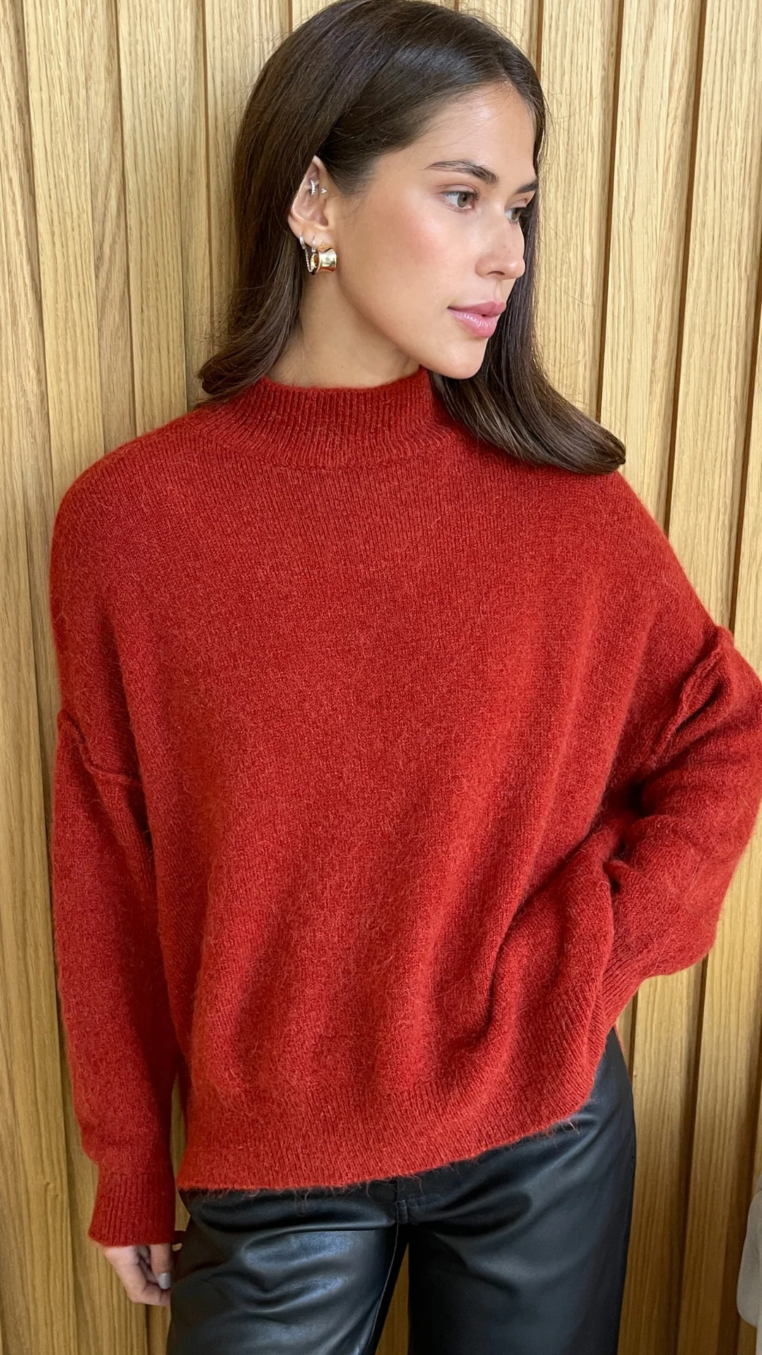 Josie Sweater - Cherry - Image 8