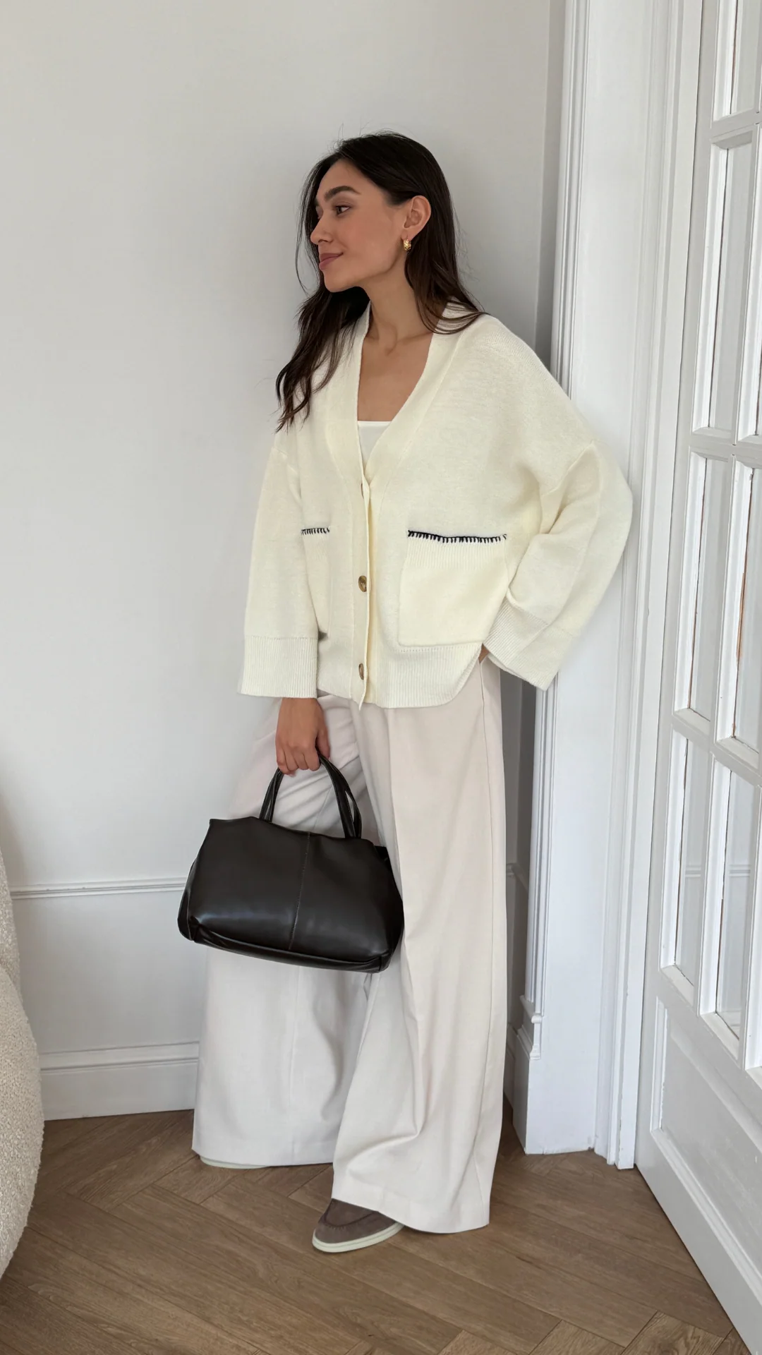 Kassie Cardigan - Ivory - Image 5