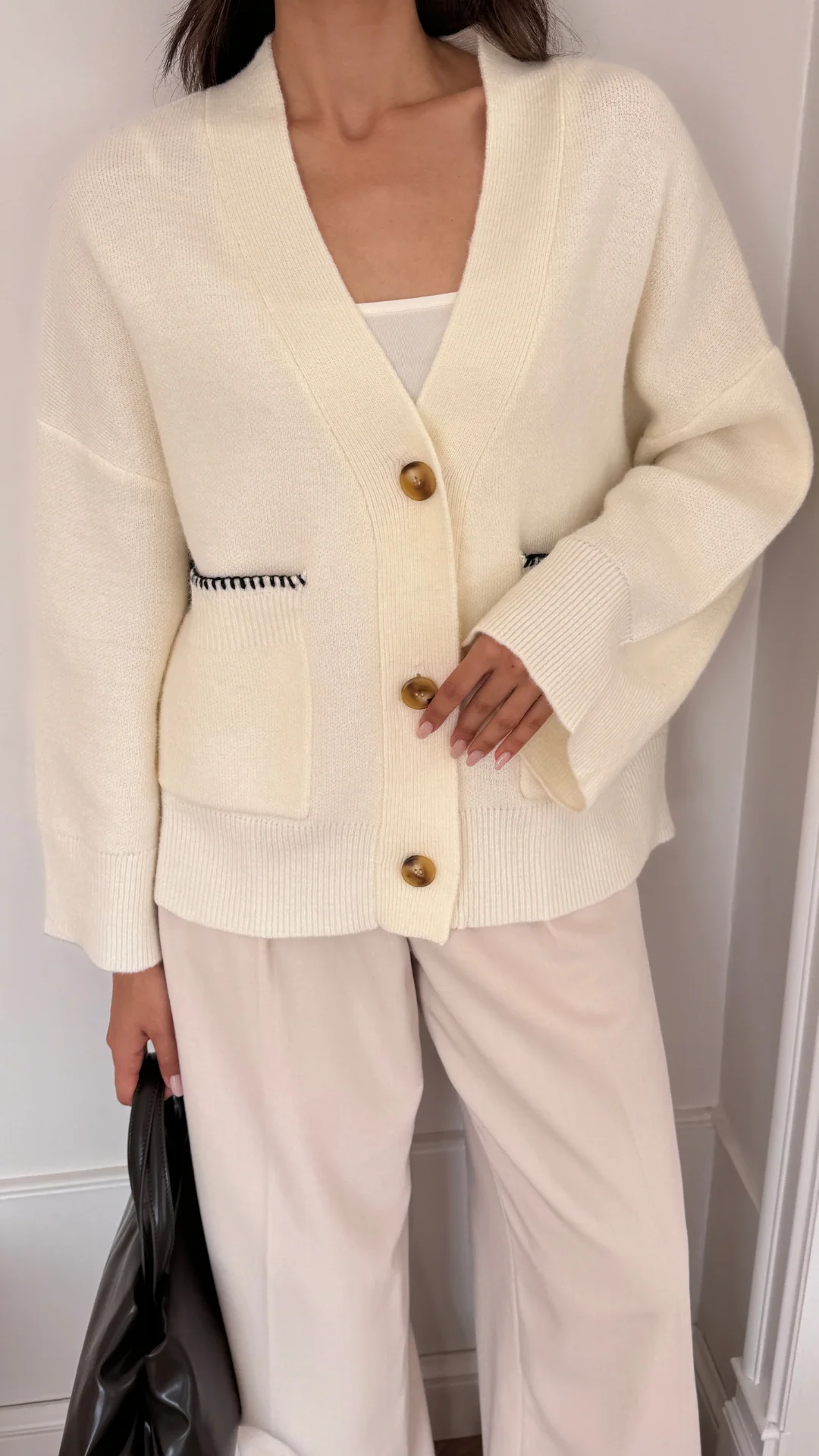 Kassie Cardigan - Ivory - Image 6