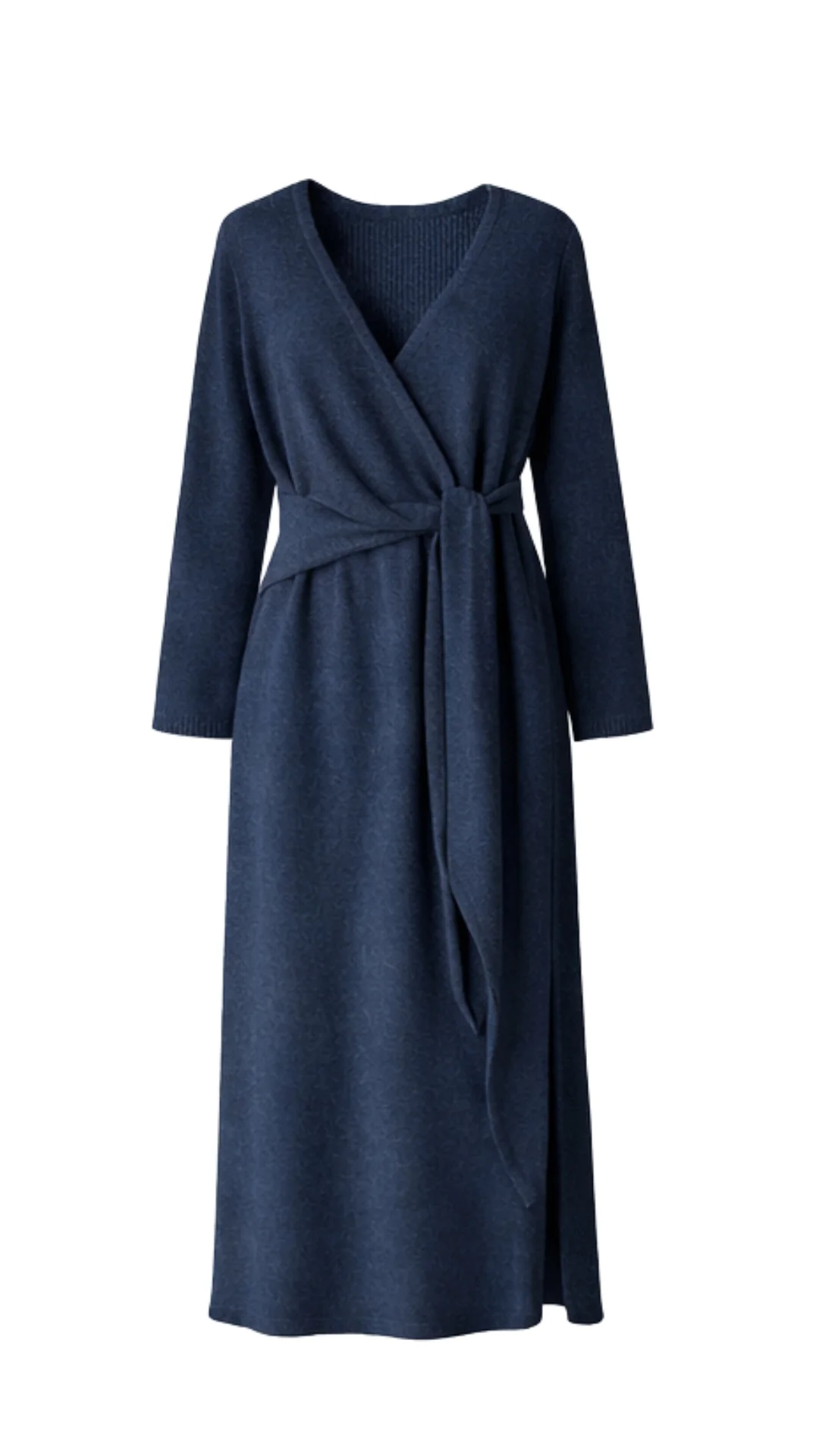 Keira Knit Wrap Dress - Midnight - Image 5