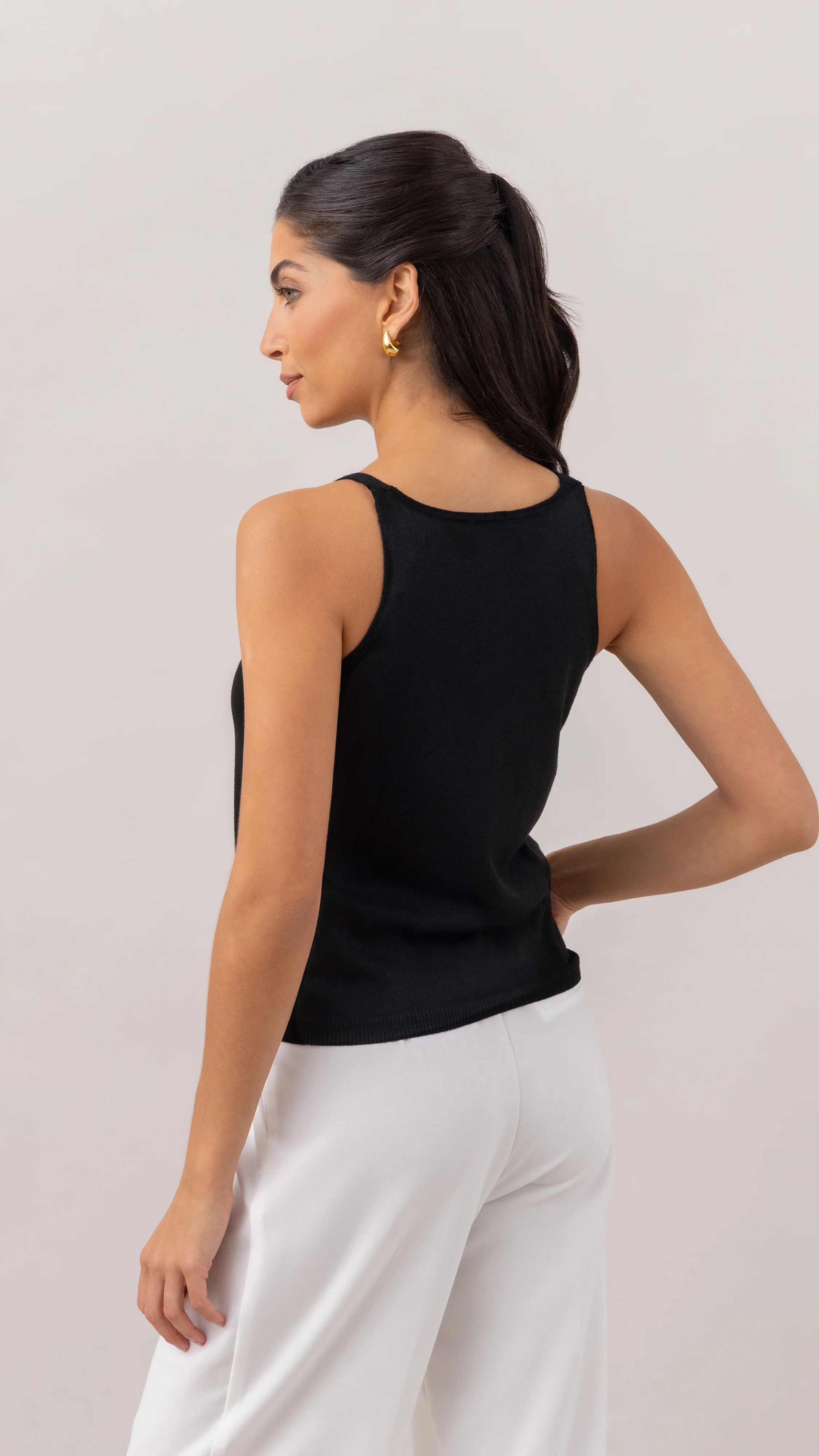 Kora Knitted Twin Set - Black - Image 5