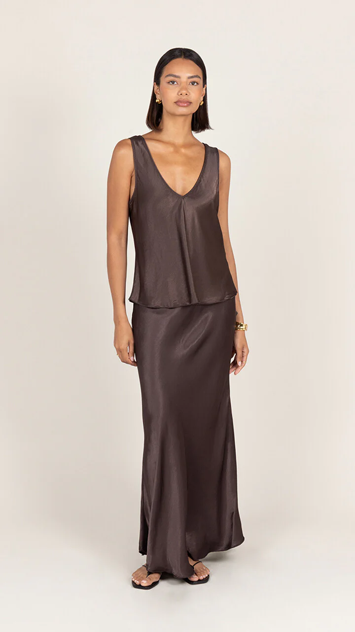 Maeve Satin Set - Dark Espresso - Image 4