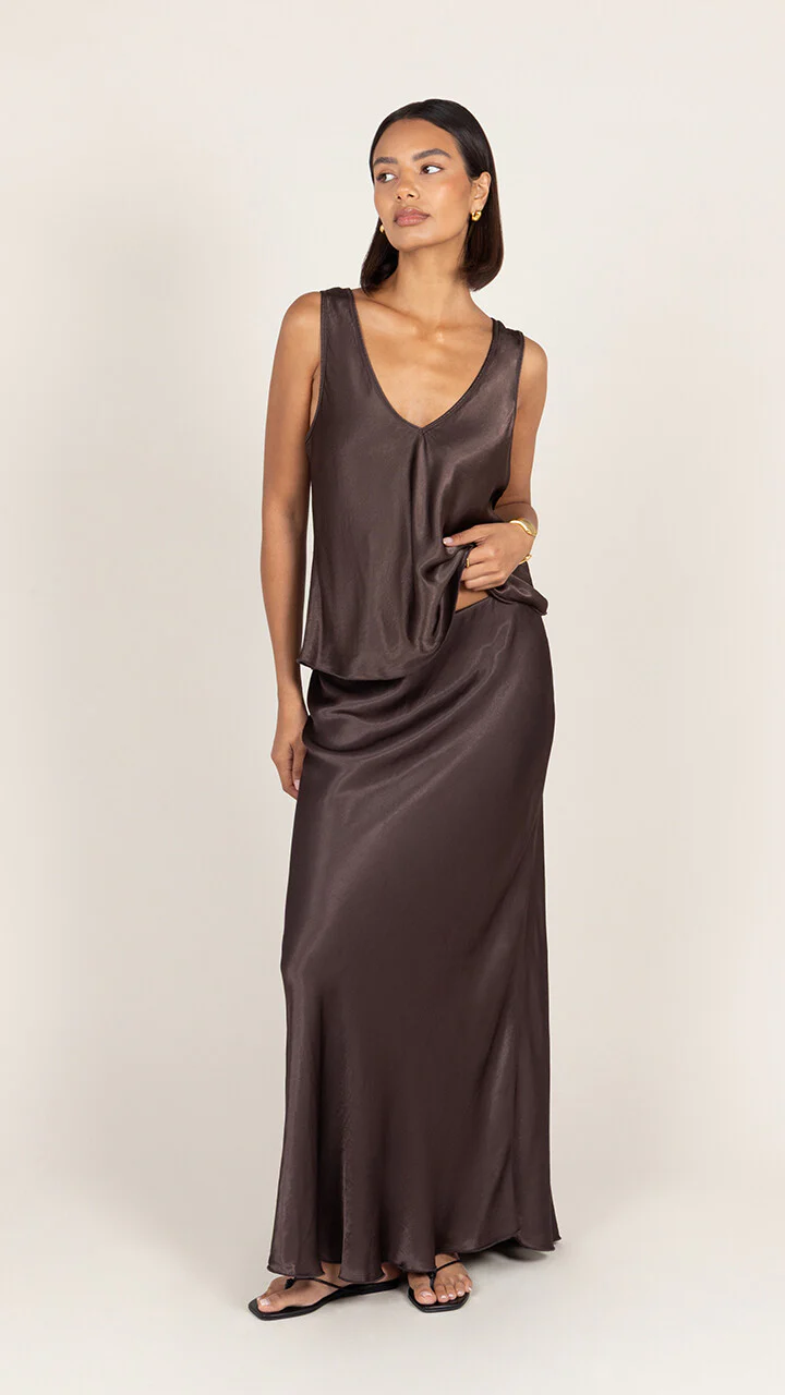 Maeve Satin Set - Dark Espresso - Image 8