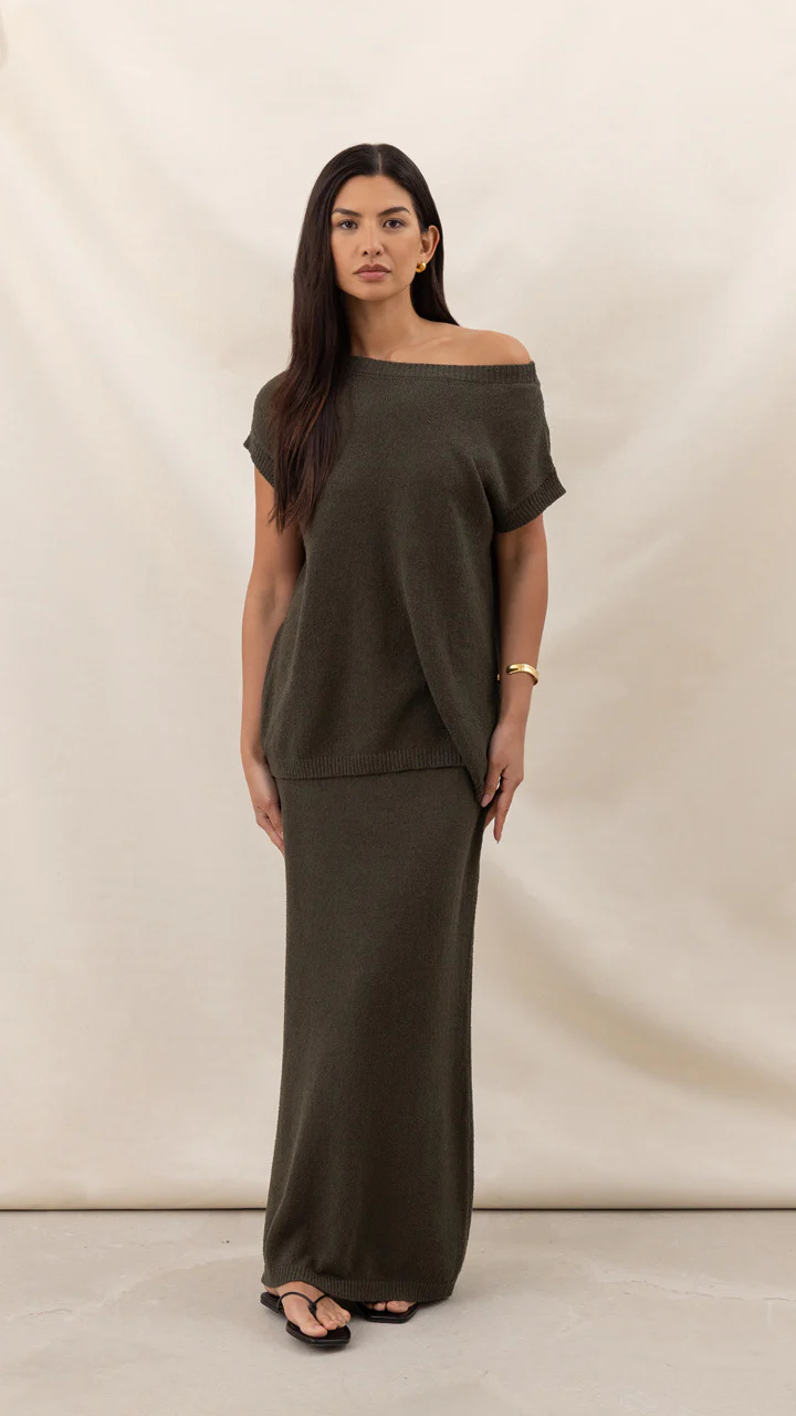 Maia Top - Khaki - Image 3