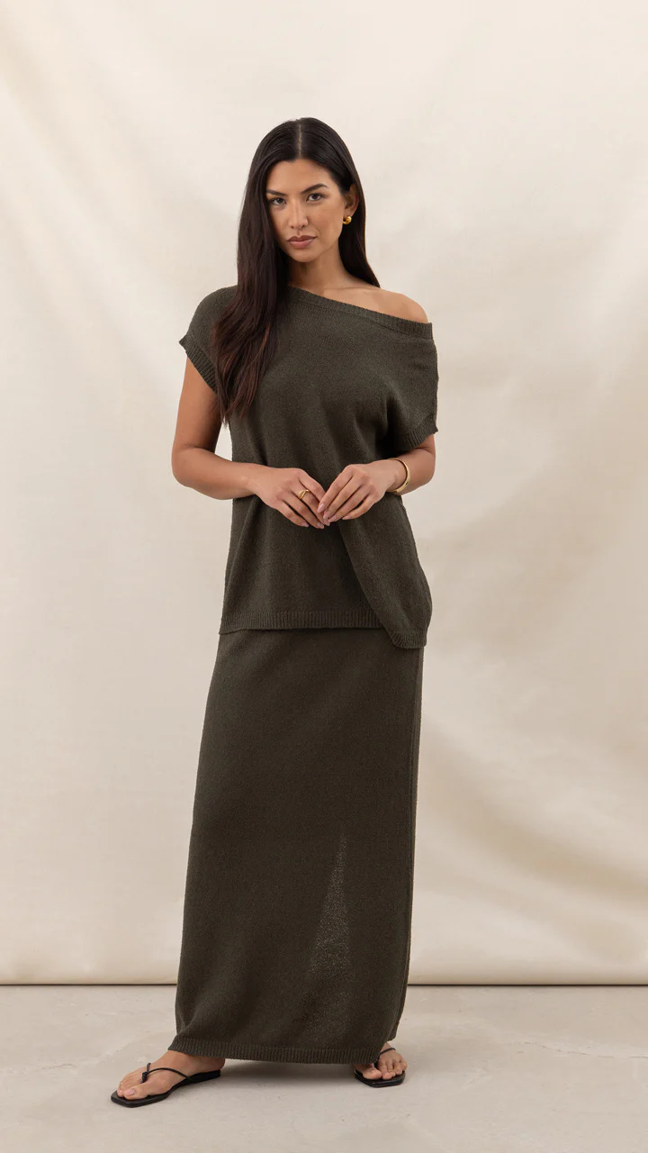 Maia Top - Khaki - Image 5