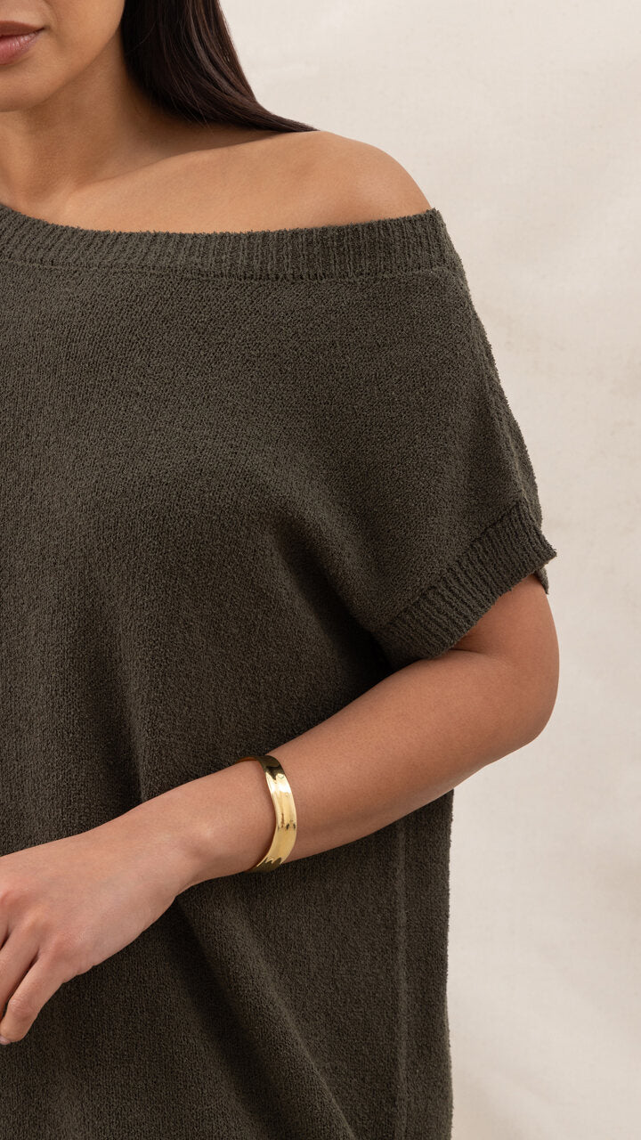 Maia Top - Khaki - Image 6