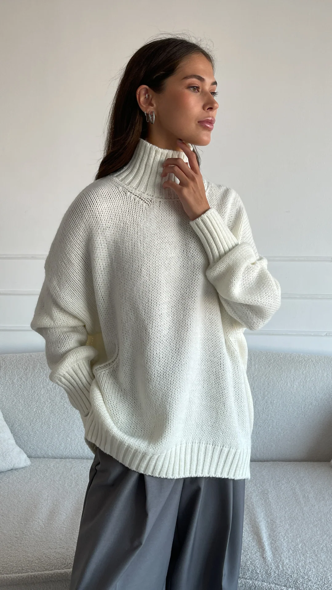 Margot Sweater - Ivory - Image 4
