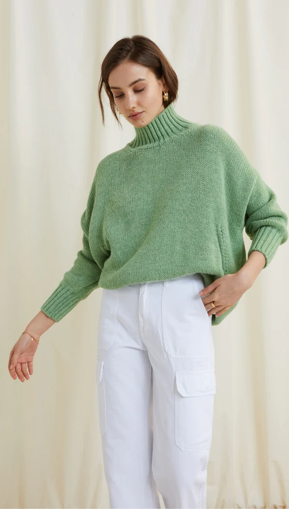 Margot Sweater - Mint - Image 13