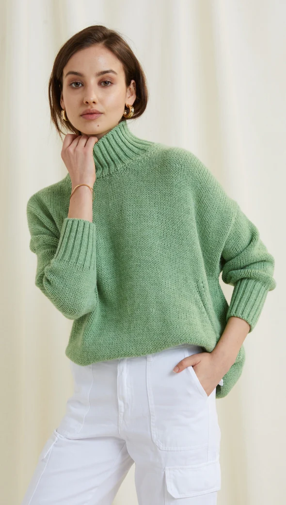 Margot Sweater - Mint - Image 2