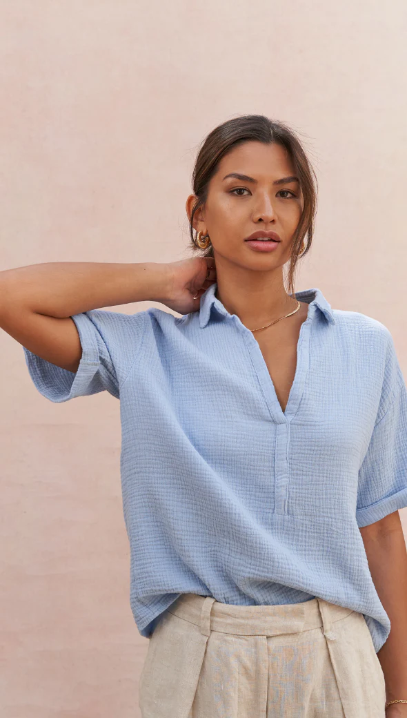 Mariana Shirt - Periwinkle - Image 6