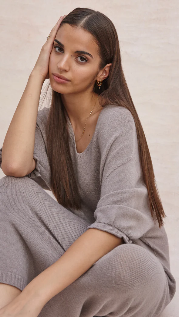Marlie Knit Dress - Smoke - Image 2