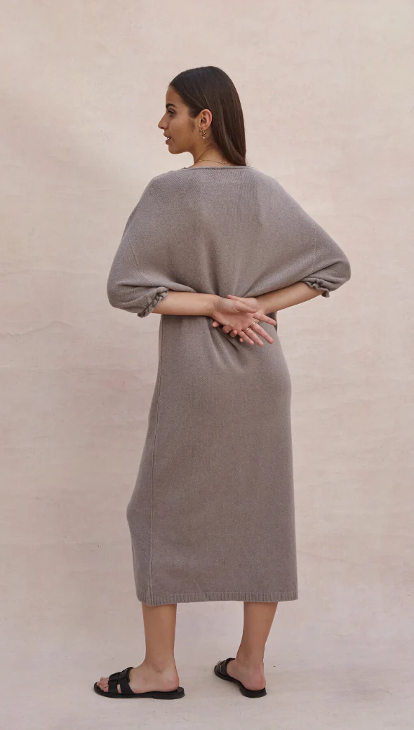 Marlie Knit Dress - Smoke - Image 5