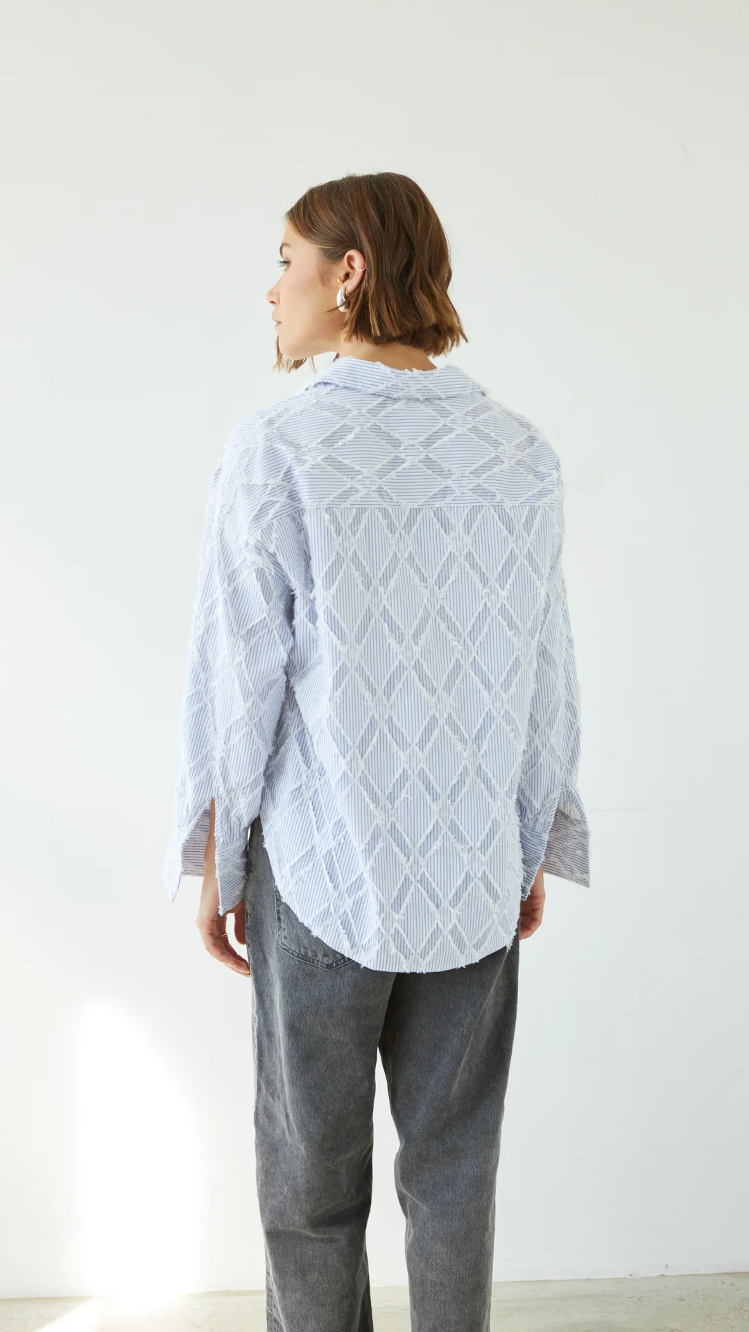 Marlowe Shirt - Blue Stripe - Image 12