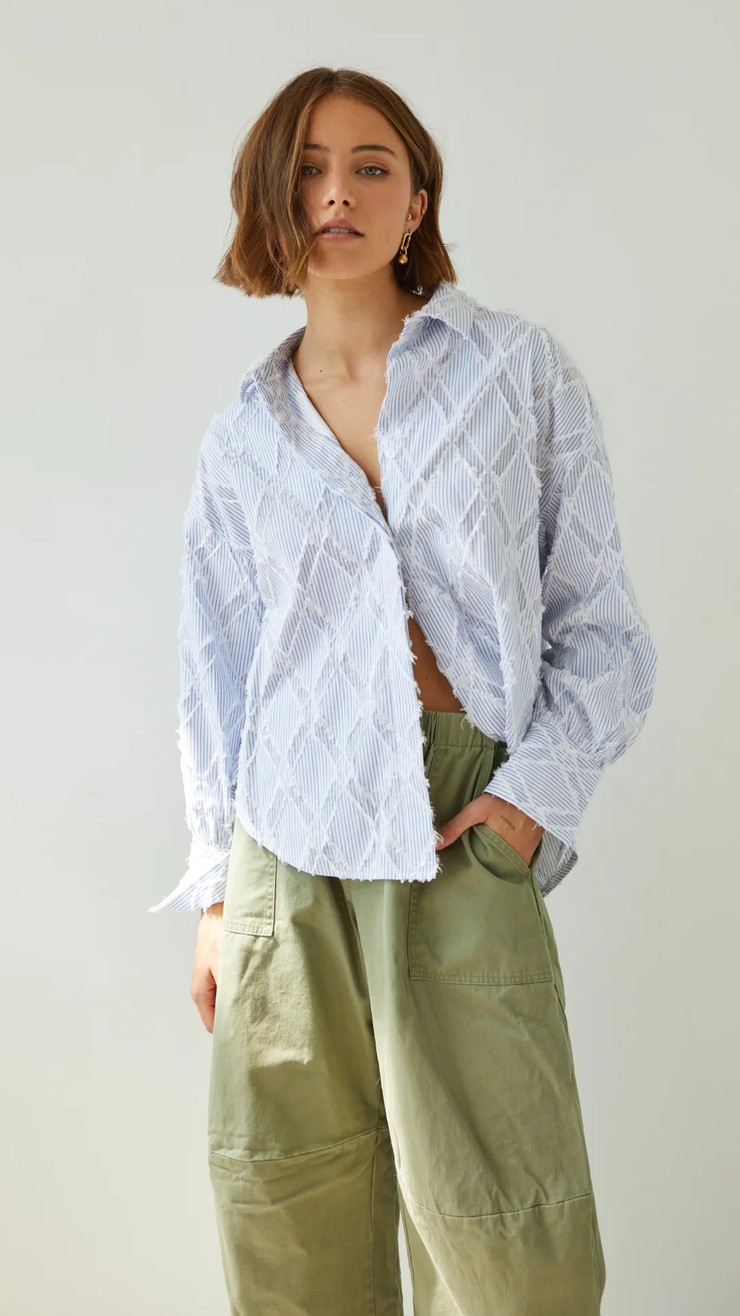 Marlowe Shirt - Blue Stripe - Image 3