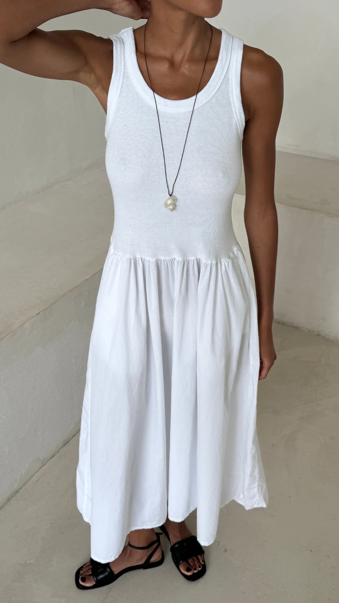 Marnie Dress - White - Image 7